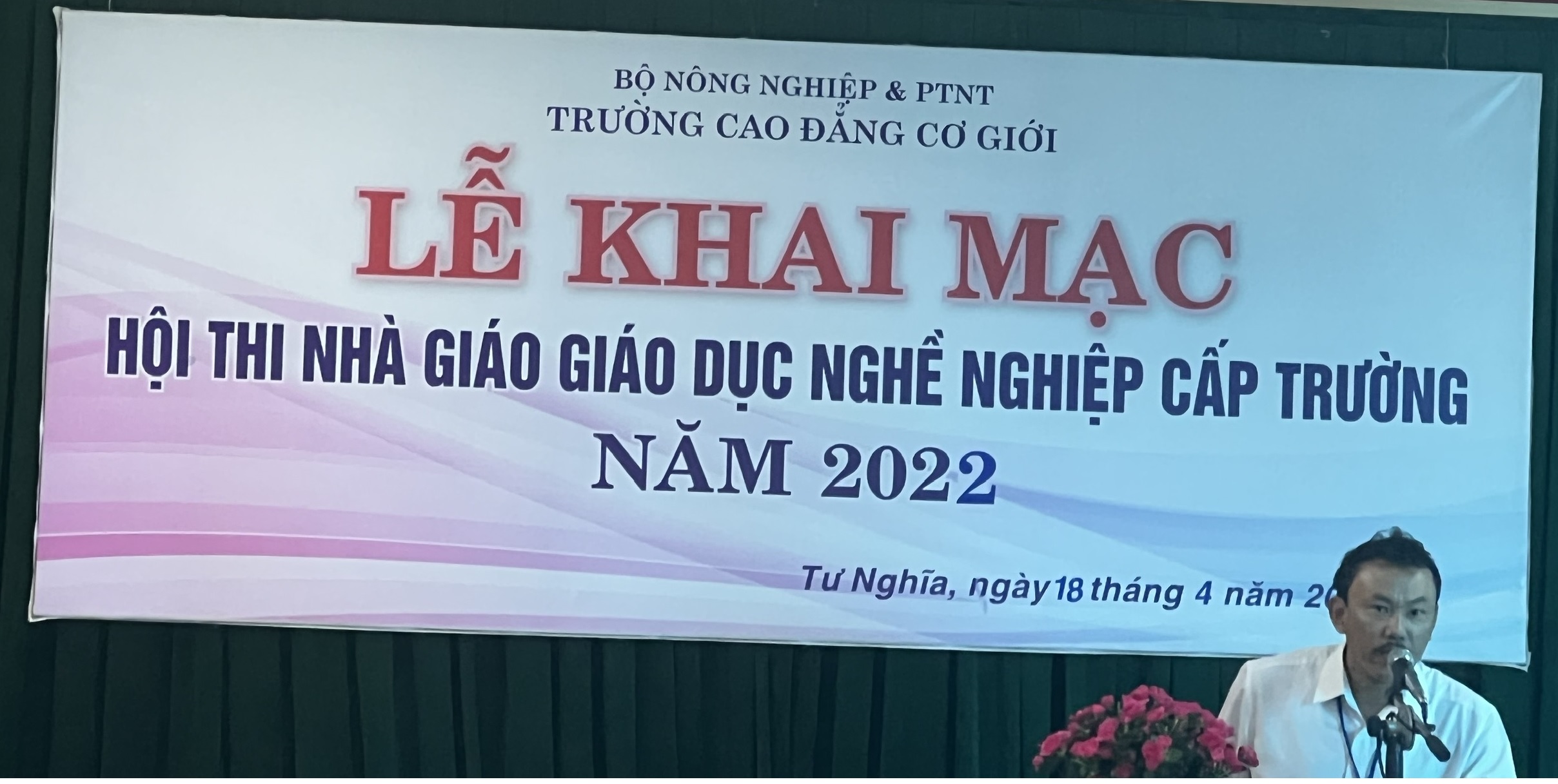 KHAI MẠC HỘI THI NHÀ GIÁO GDNN CẤP TRƯỜNG NĂM 2022